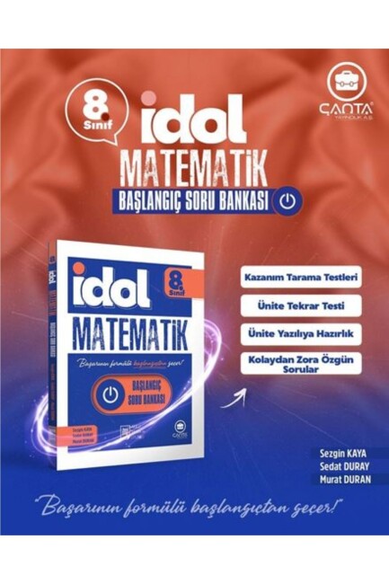 ÇANTA 8.Sınıf İDOL MATEMATİK BAŞLANGIÇ Soru Bankası - ÇANTA YAYINLARI