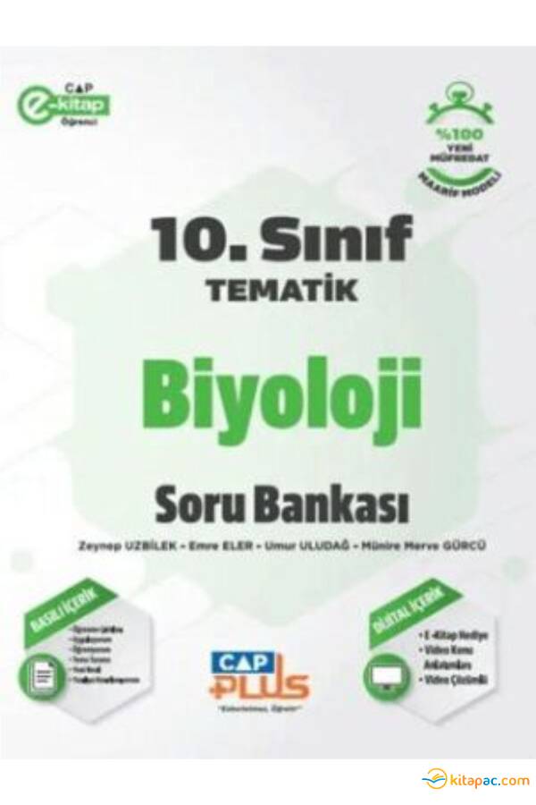 ÇAP 10.SINIF BİYOLOJİ TEMATİK SORU BANKASI - 1