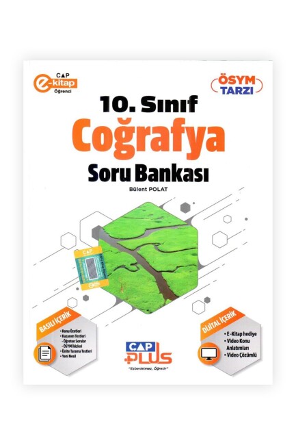 ÇAP 10.Sınıf COĞRAFYA Plus Soru Bankası Anadolu Lisesi - ÇAP YAYINLARI