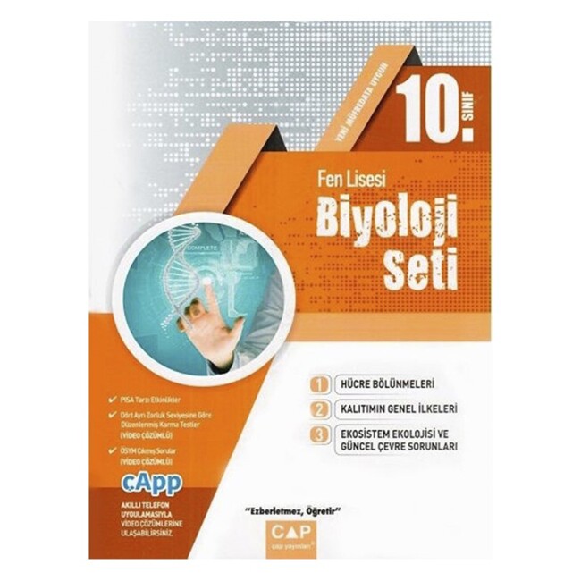 ÇAP 10.Sınıf FEN LİSESİ BİYOLOJİ SETİ - ÇAP YAYINLARI