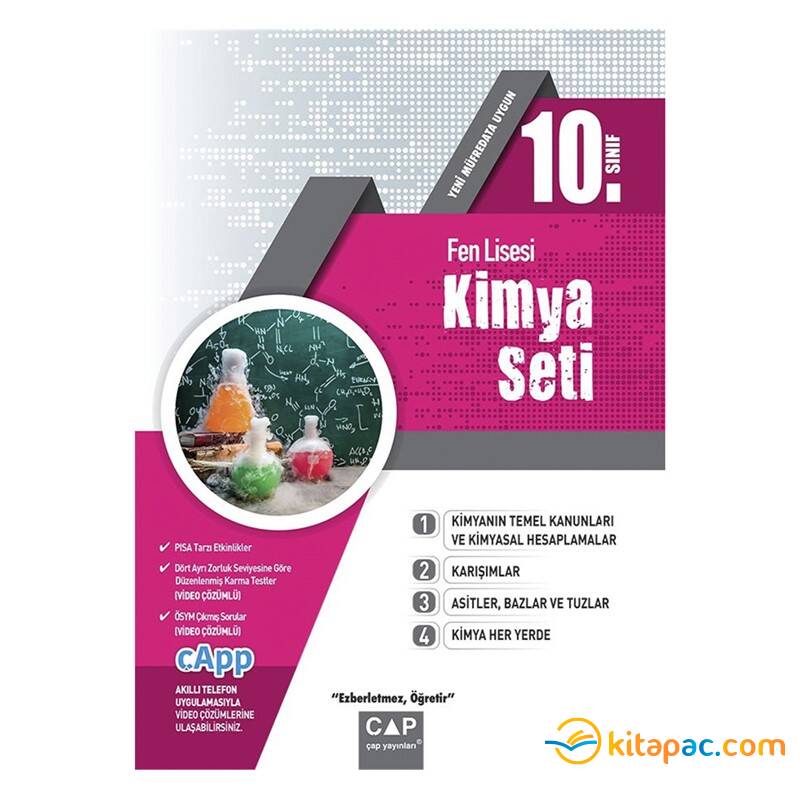 ÇAP 10.Sınıf FEN LİSESİ KİMYA SETİ - 1