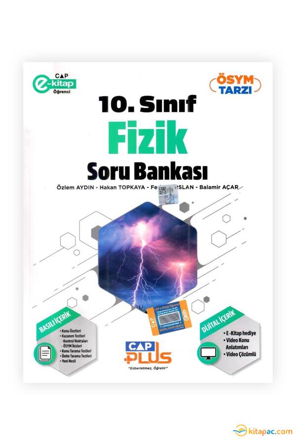 ÇAP 10.Sınıf FİZİK PLUS Soru Bankası ANADOLU LİSESİ - 1