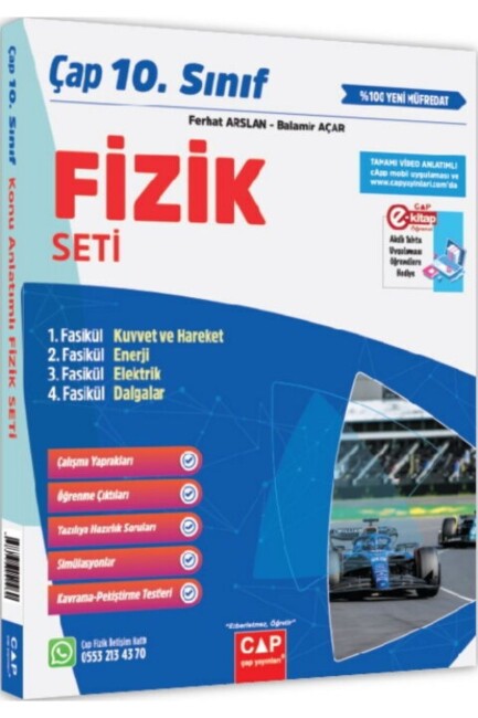 ÇAP 10.Sınıf FİZİK SETİ - ÇAP YAYINLARI