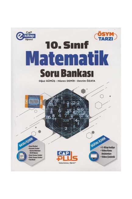ÇAP 10.Sınıf MATEMATİK Plus Soru Bankası Anadolu Lisesi - ÇAP YAYINLARI