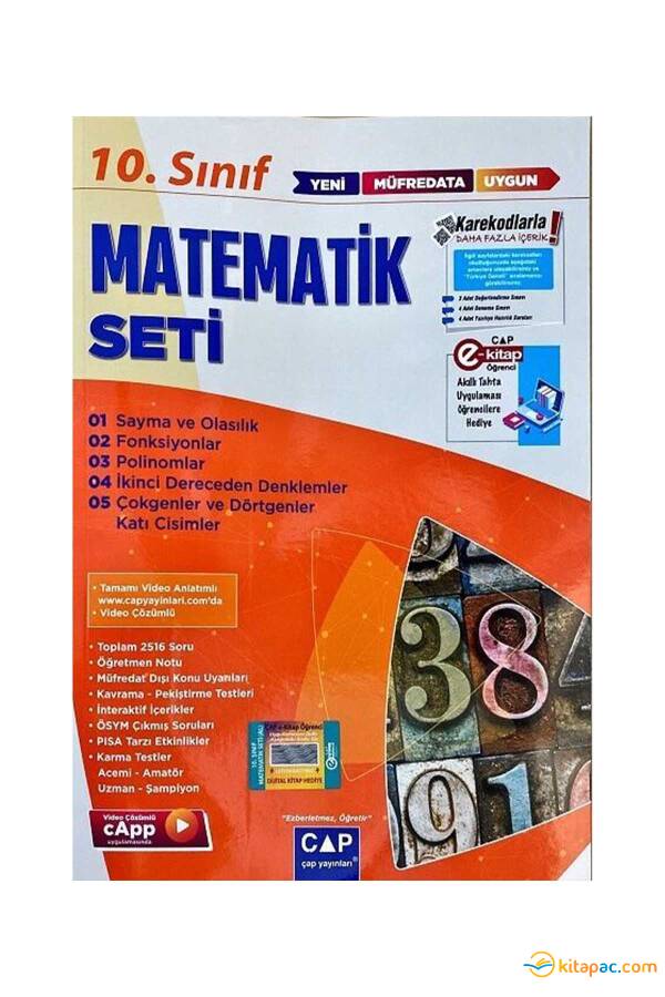 ÇAP 10.Sınıf MATEMATİK SET Anadolı Lisesi - 1