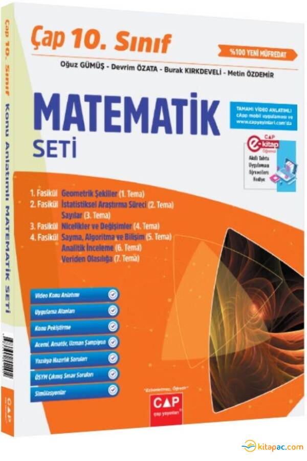 ÇAP 10.Sınıf MATEMATİK SETİ - 1