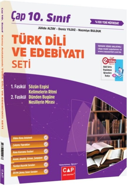 ÇAP 10.Sınıf TÜRK DİLİ VE EDEBİYATI SETİ - ÇAP YAYINLARI