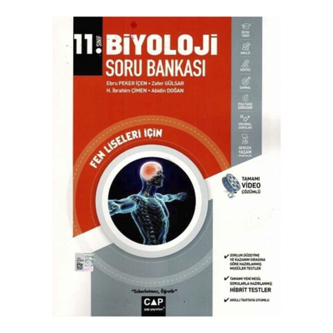 ÇAP 11.Sınıf BİYOLOJİ Soru Bankası FEN LİSESİ - ÇAP YAYINLARI