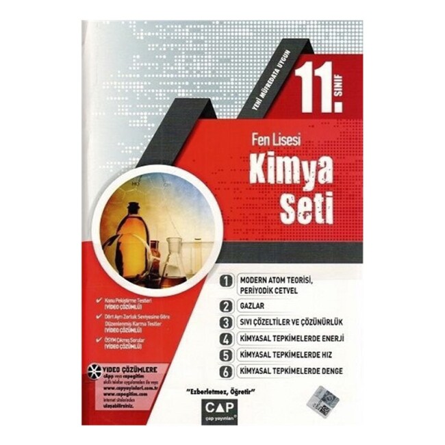 ÇAP 11.Sınıf FEN LİSESİ KİMYA SETİ - ÇAP YAYINLARI