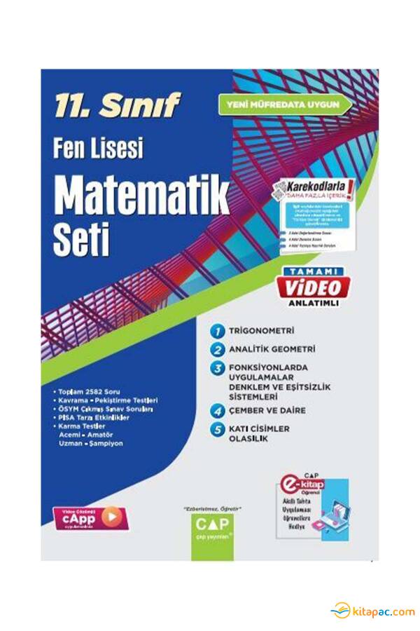 ÇAP 11.Sınıf FEN LİSESİ MATEMATİK SETİ - 1