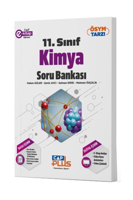 ÇAP 11.Sınıf KİMYA PLUS Soru Bankası Anadolu Lisesi - ÇAP YAYINLARI