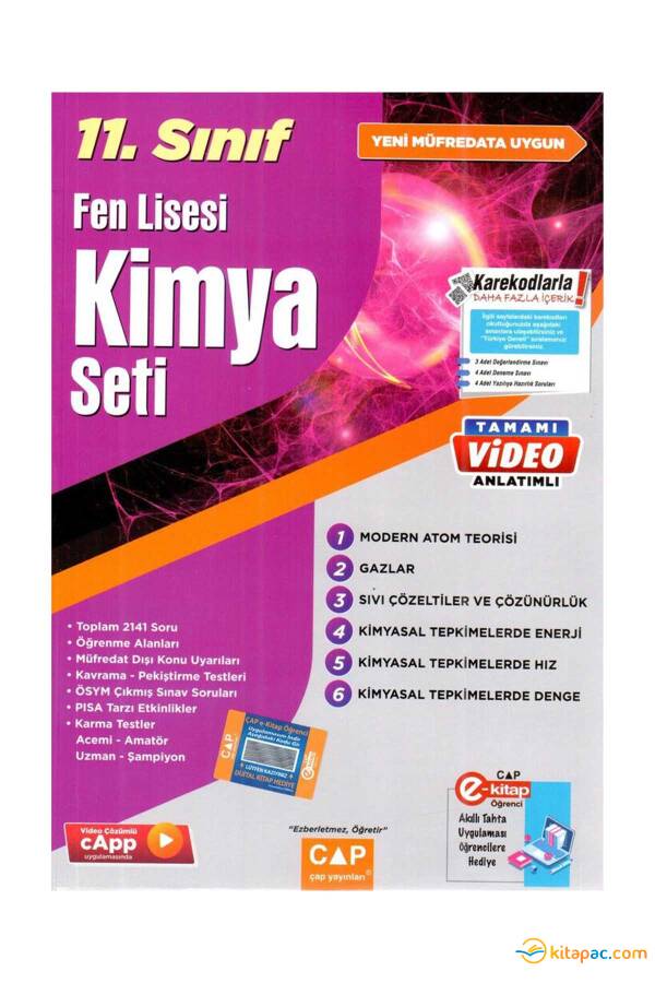 ÇAP 11.Sınıf KİMYA SETİ FEN LİSESİ - 1