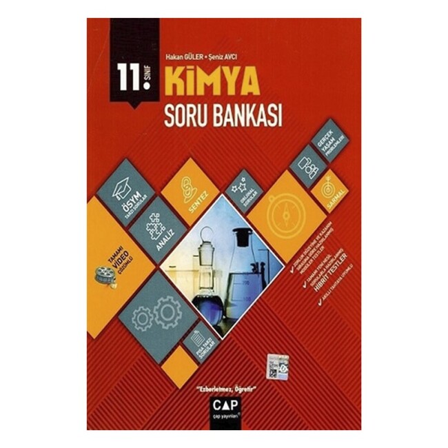 ÇAP 11.Sınıf KİMYA Soru Bankası Anadolu - ÇAP YAYINLARI