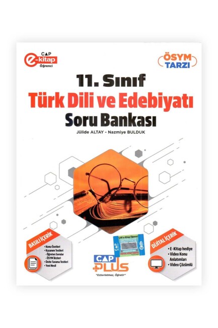ÇAP 11.Sınıf TÜRK DİLİ ve EDEBİYATI PLUS Soru Bankası ANADOLU LİSESİ - ÇAP YAYINLARI