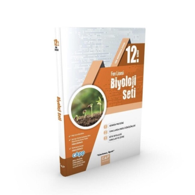 ÇAP 12.Sınıf BİYOLOJİ SETİ FEN LİSESİ - ÇAP YAYINLARI