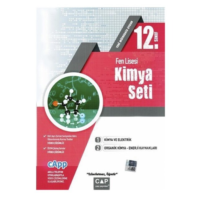 ÇAP 12.SINIF KİMYA SETİ FEN LİSESİ - ÇAP YAYINLARI