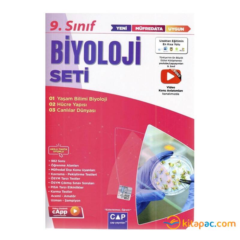 ÇAP 9.Sınıf ANADOLU BİYOLOJİ SETİ - 1