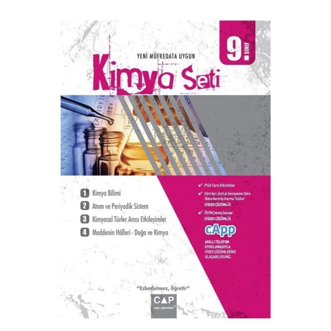 ÇAP 9.Sınıf ANADOLU KİMYA SETİ - ÇAP YAYINLARI