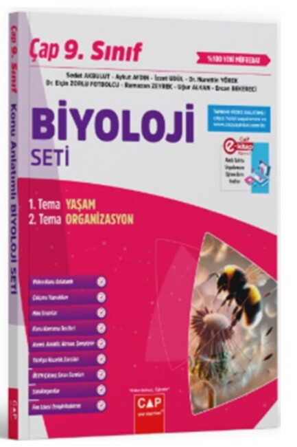 ÇAP 9.Sınıf BİYOLOJİ SETİ - ÇAP YAYINLARI