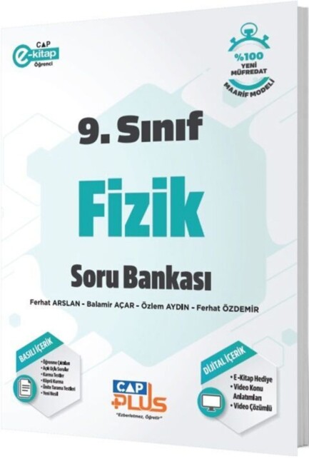 ÇAP 9.Sınıf FİZİK PLUS Soru Bankası - ÇAP YAYINLARI
