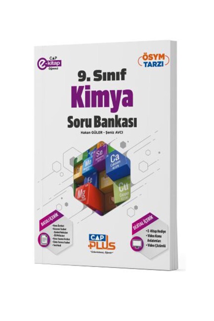 ÇAP 9.Sınıf KİMYA PLUS Soru Bankası Anadolu Lisesi - ÇAP YAYINLARI