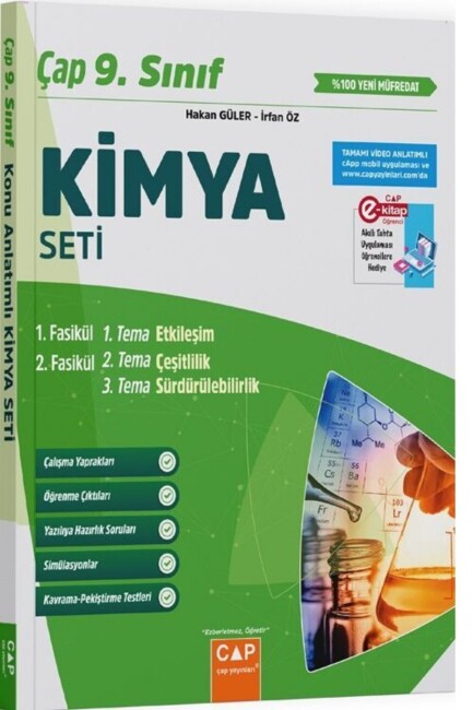 ÇAP 9.Sınıf KİMYA SET - ÇAP YAYINLARI