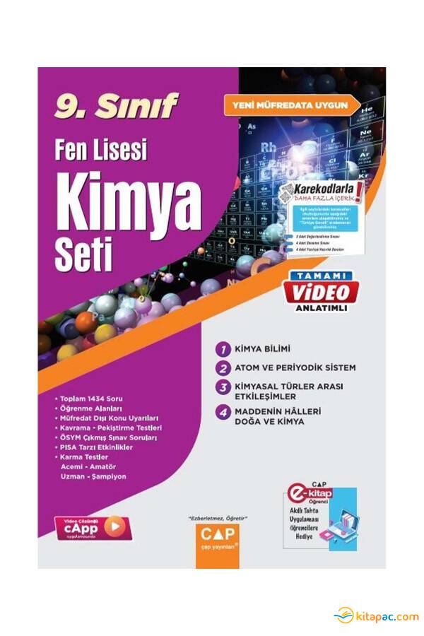 ÇAP 9.Sınıf KİMYA SET Fen Lisesi - 1