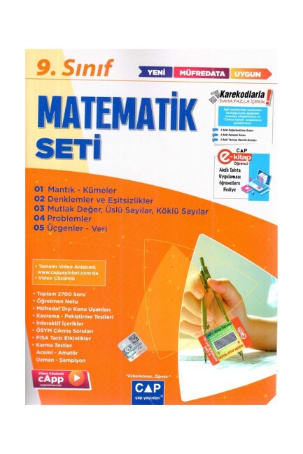ÇAP 9.Sınıf MATEMATİK SET Anadolı Lisesi - ÇAP YAYINLARI
