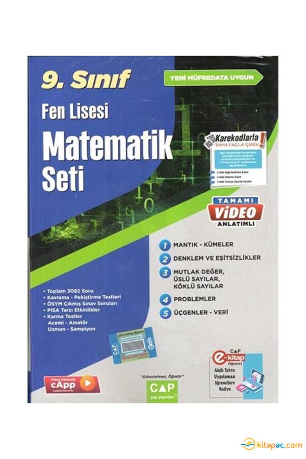 ÇAP 9.Sınıf MATEMATİK SET Fen Lisesi - 1