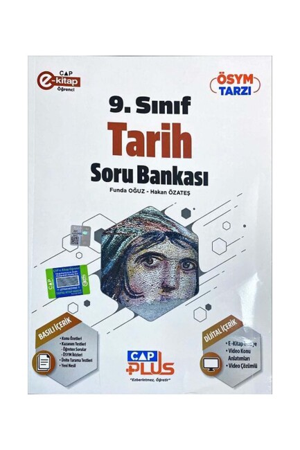 ÇAP 9.Sınıf TARİH PLUS Soru Bankası Anadolu Lisesi - ÇAP YAYINLARI