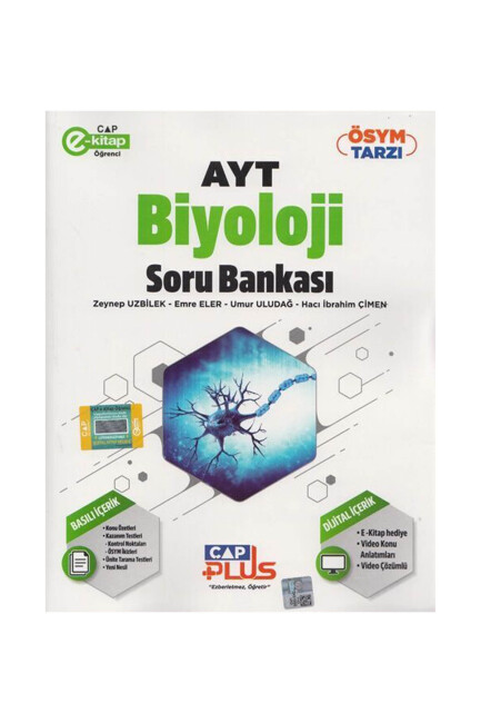 ÇAP AYT BİYOLOJİ Plus Soru Bankası - ÇAP YAYINLARI
