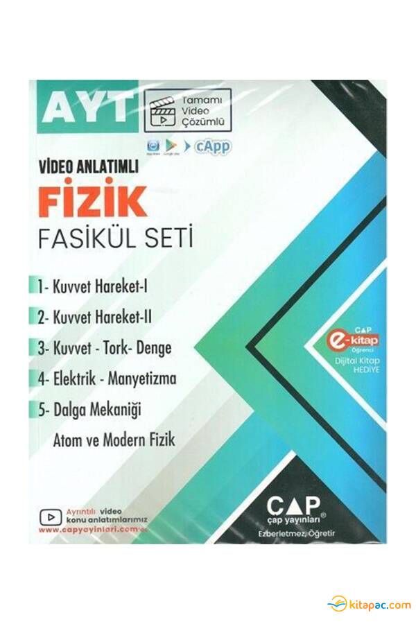 ÇAP AYT FİZİK FASİKÜL SETİ - 1