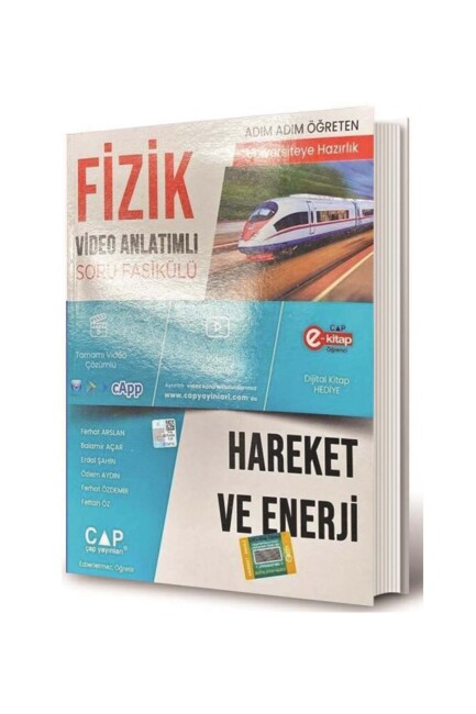 ÇAP AYT FİZİK HAREKET VE ENERJİ Konu Anlatımlı Soru Bankası - ÇAP YAYINLARI