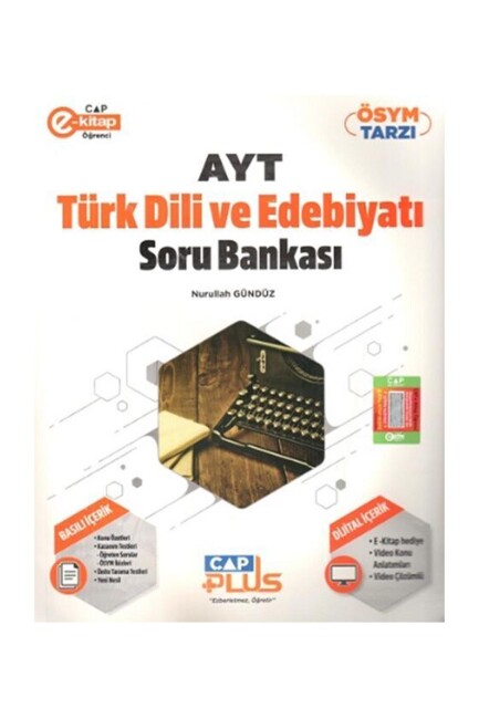 ÇAP AYT TÜRK DİLİ ve EDEBİYATI PLUS Soru Bankası - ÇAP YAYINLARI