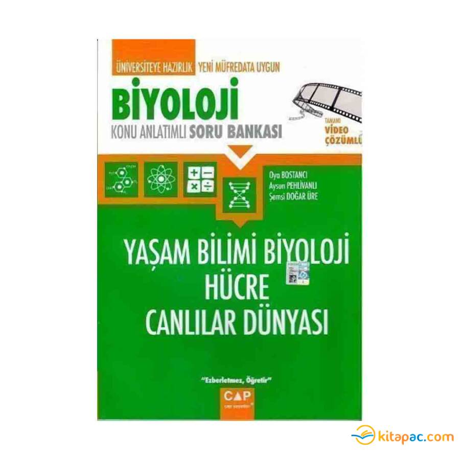 ÇAP BİYOLOJİ Yaşam Bilimi - Hücre - Canlılar Dünyası Konu Anlatımlı Soru Bankası - 1