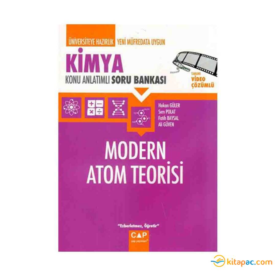 ÇAP KİMYA MODERN ATOM TEORİSİ Konu Anlatımlı Soru Bankası - 1