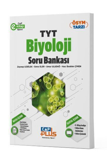 ÇAP TYT BİYOLOJİ Plus Soru Bankası - ÇAP YAYINLARI