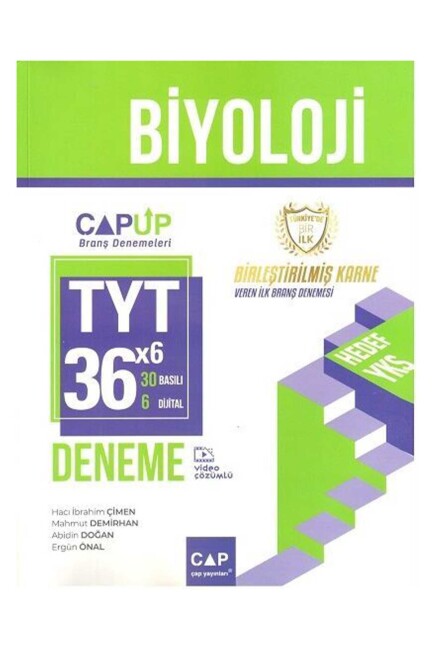 ÇAP UP TYT BİYOLOJİ 30x6 DENEME - ÇAP YAYINLARI