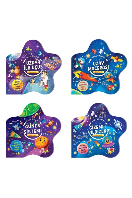 ÇIKARTMALI YILDIZ KİTAPLARI 4 lü SET - DİKKAT ATÖLYESİ YAYINLARI