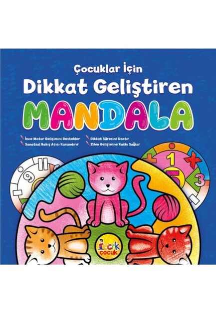 ÇOCUKLAR İÇİN DİKKAT GELİŞTİREN MANDALA KİTABI - BICIRIK YAYINLARI