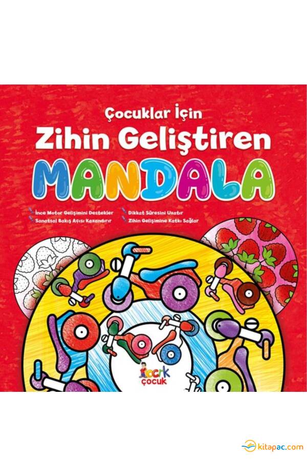 ÇOCUKLAR İÇİN ZİHİN GELİŞTİREN MANDALA KİTABI - 1