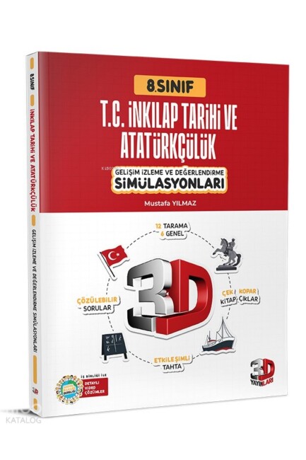 3D 8.Sınıf LGS İNKİLAP TARİHİ SİMÜLASYON DENEMELERİ - 3D YAYINLARI