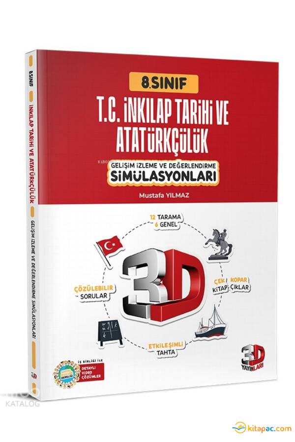 3D 8.SINIF İNKİLAP TARİHİ SİMÜLASYON DENEMELERİ - 1