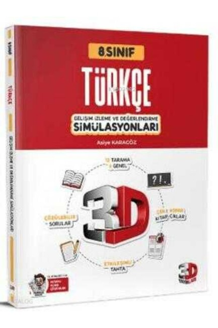 3D 8.Sınıf LGS TÜRKÇE SİMÜLASYON DENEMELERİ - 3D YAYINLARI