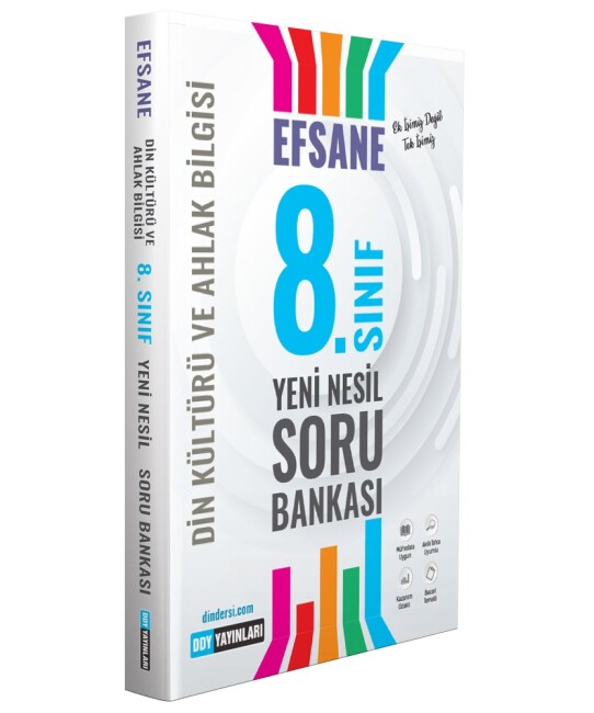 DDY 8.Sınıf DİN KÜLTÜRÜ EFSANE YENİ NESİL SORU BANKASI - DDY YAYINLARI
