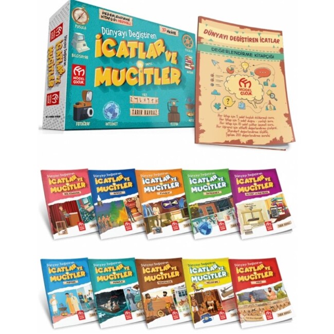 DÜNYAYI DEĞİŞTİREN İCATLAR ve MUCİTLER - 10 HİKAYE - MODEL ÇOCUK YAYINLARI