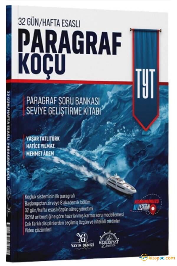 EDEBİYAT DENİZİ TYT PARAGRAF KOÇU SORU BANKASI - 1