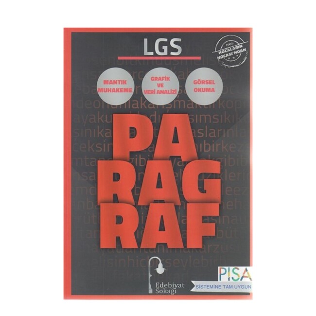 EDEBİYAT SOKAĞI 8.Sınıf LGS PARAGRAF Soru Bankası - EDEBİYAT SOKAĞI YAYINLARI