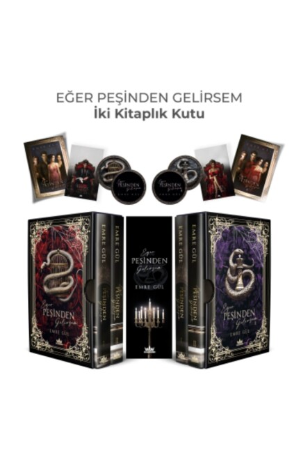 EĞER PEŞİNDEN GELİRSEM - 2 KİTAP YAN BOYAMALI - CİLTLİ - GUARDİAN YAYINLARI