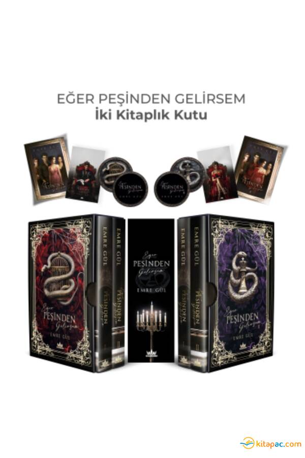 EĞER PEŞİNDEN GELİRSEM - 2 KİTAP YAN BOYAMALI - CİLTLİ - 1